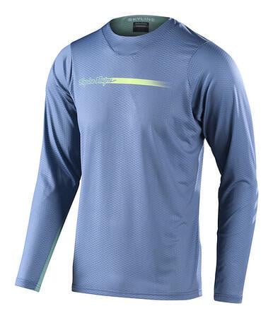 Джерси TLD SKYLINE AIR LS JERSEY CHANNEL L Gray (345989034)