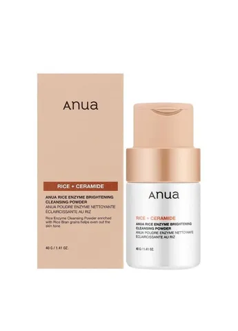 Ензимна пудра ANUA Rice Enzyme Brightening Cleansing Powder на основі рисового борошна/білка та папаїну 40 г