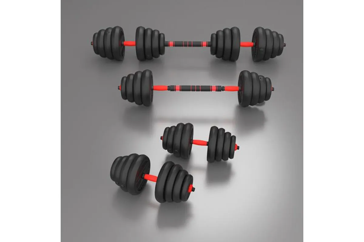 Гантелі розбірні HMS SGN130 PRO 6-в-1 зі штангою та гирями 30 кг (417038) - фото 5 Гантелі розбірні HMS SGN130 PRO 6-в-1 зі штангою та гирями 30 кг (417038) - фото 5