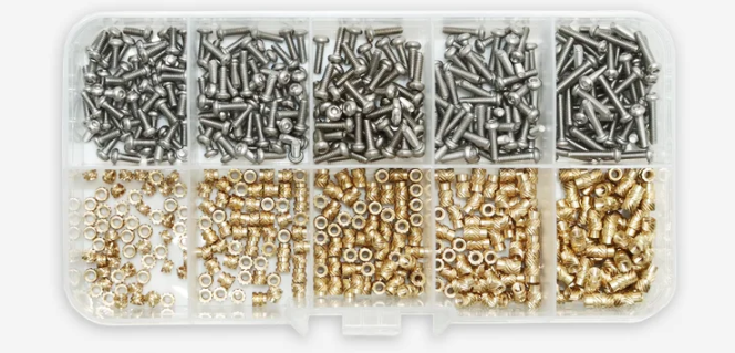 Комплект термогайки та гвинти для 3D друку та моделювання Spec М2 мм 600 шт. (SP-16602600) - фото 9 Комплект термогайки та гвинти для 3D друку та моделювання Spec М2 мм 600 шт. (SP-16602600) - фото 9
