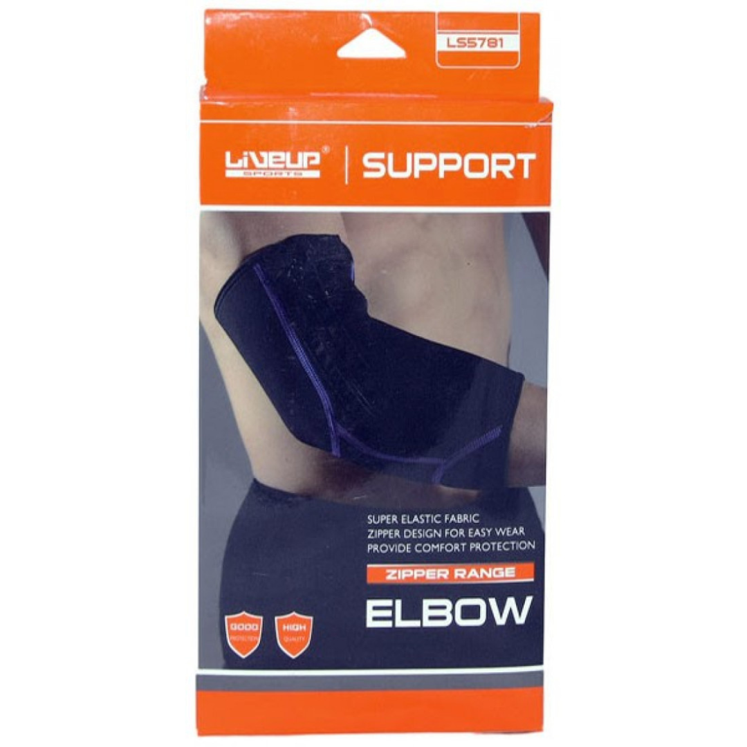 Фіксатор ліктя LiveUP Elbow Support S/M Чорний (NIA61XL) - фото 7