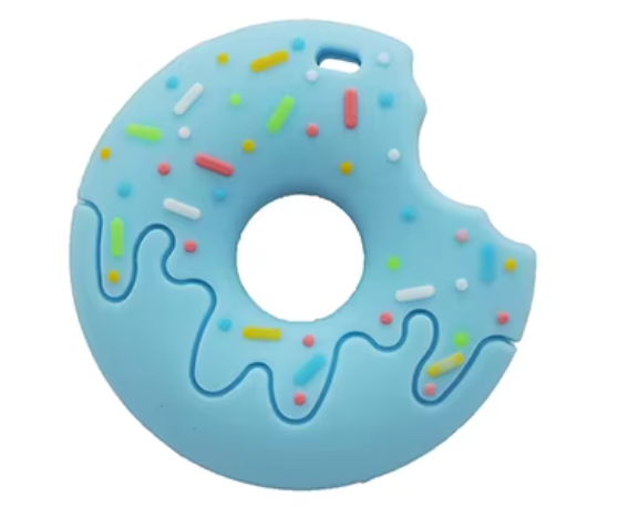 Прорезыватель для зубов Mommy Bag Пончик силиконовый Голубой (141291)