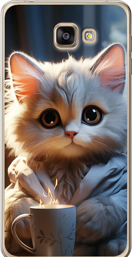 Чехол на Samsung Galaxy A9 A9000 White cat (5646u-107-42517) Чехол на Samsung Galaxy A9 A9000 White cat (5646u-107-42517)