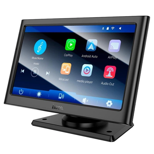 Монітор для авто HOCO HU2 Imogen 7-inch car Wireless portable screen Black (KST-6942007623681)