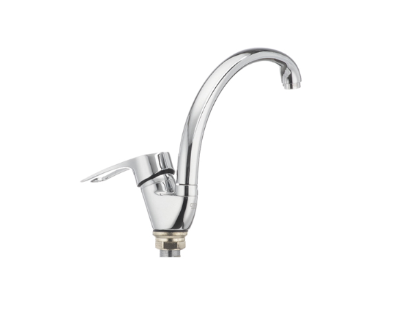 Смеситель для кухни Cron HANSBERG-777 высокий однорычажный цинковый сплав Хром (b-CR0040) - фото 3 Смеситель для кухни Cron HANSBERG-777 высокий однорычажный цинковый сплав Хром (b-CR0040) - фото 3