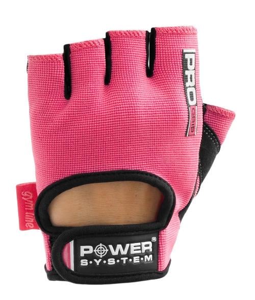 Рукавички для фітнесу і важкої атлетики Power System Pro Grip PS-2250 XS Pink