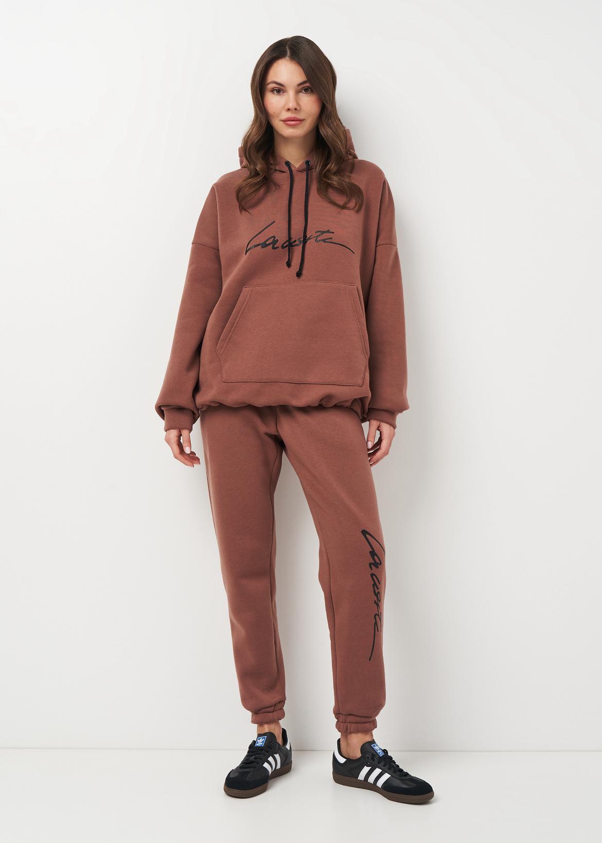 Спортивный костюм женский елана на флисе р. 50 Коричневый (2287242577) - фото 2 Спортивный костюм женский елана на флисе р. 50 Коричневый (2287242577) - фото 2