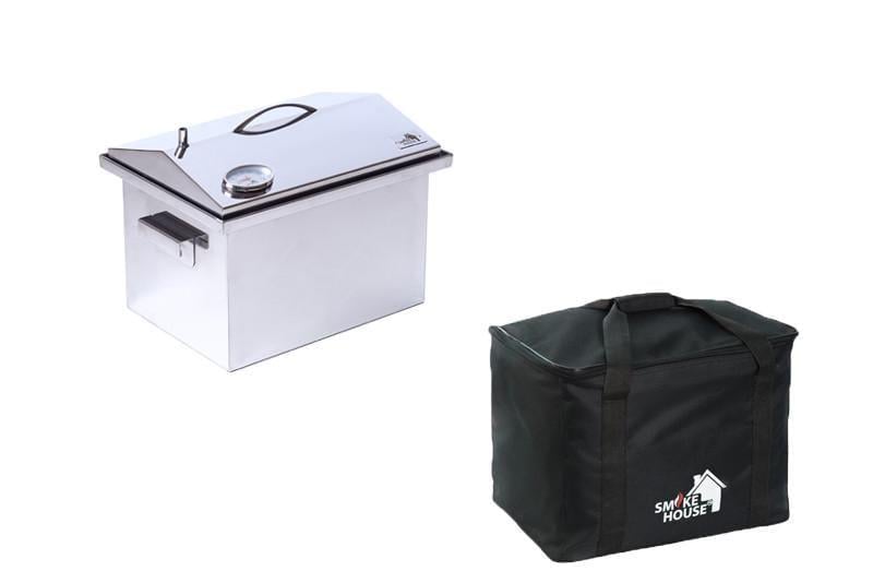 Коптильня Smoke House DeLuxe M з термометром і сумкою