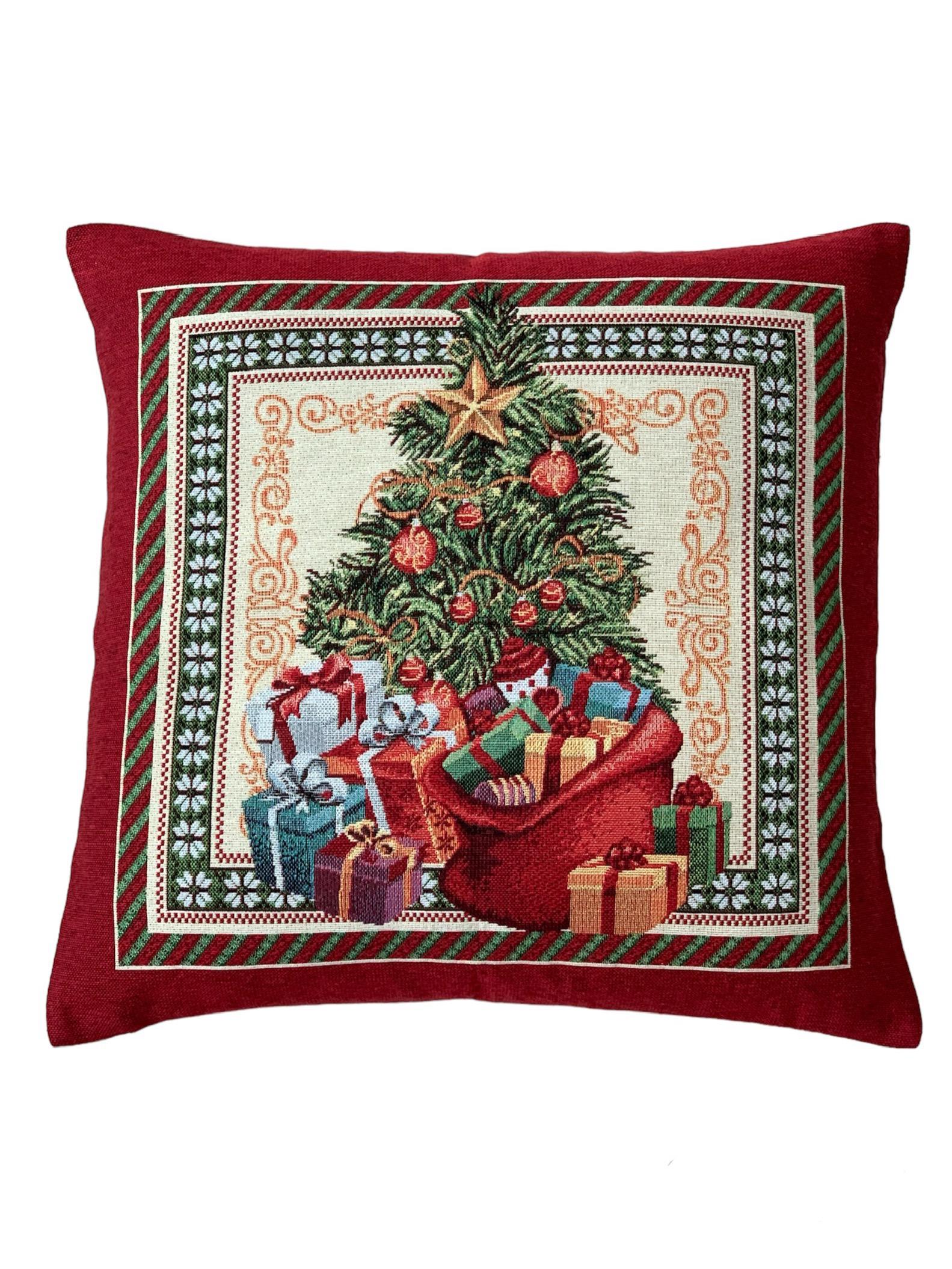 Наволочка новогодняя гобеленовая без наполнения 45х45 см (JOUETS-PC) - фото 5 Наволочка новогодняя гобеленовая без наполнения 45х45 см (JOUETS-PC) - фото 5