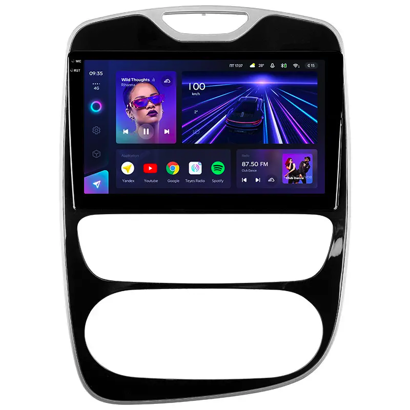 Автомагнитола штатная Teyes CC3 2К для Renault Clio 4 BH98 KH98 2016-2019 Android CC3 2К 4/64G Wi-Fi/4G
