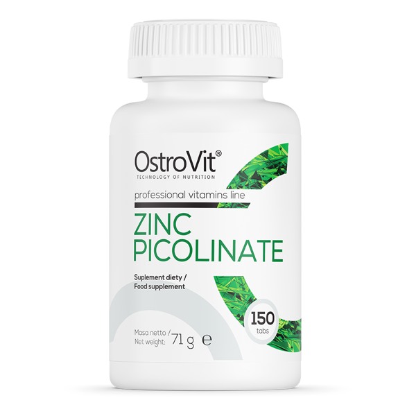 Микроэлемент Цинк для спорта OstroVit Zinc Picolinate 150 Tabs