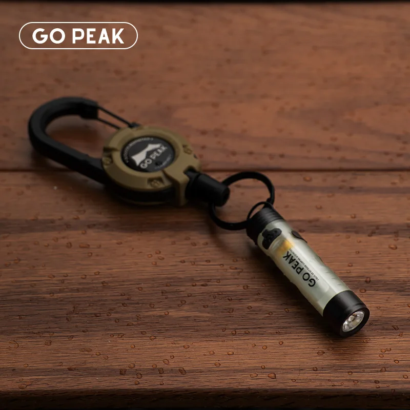 Фонарь мини-аккумуляторный GO PEAK Mini EDC 350lm Type-C 200 mAh Оранжевый (GOPEAK-MINI-ORANGE) - фото 5