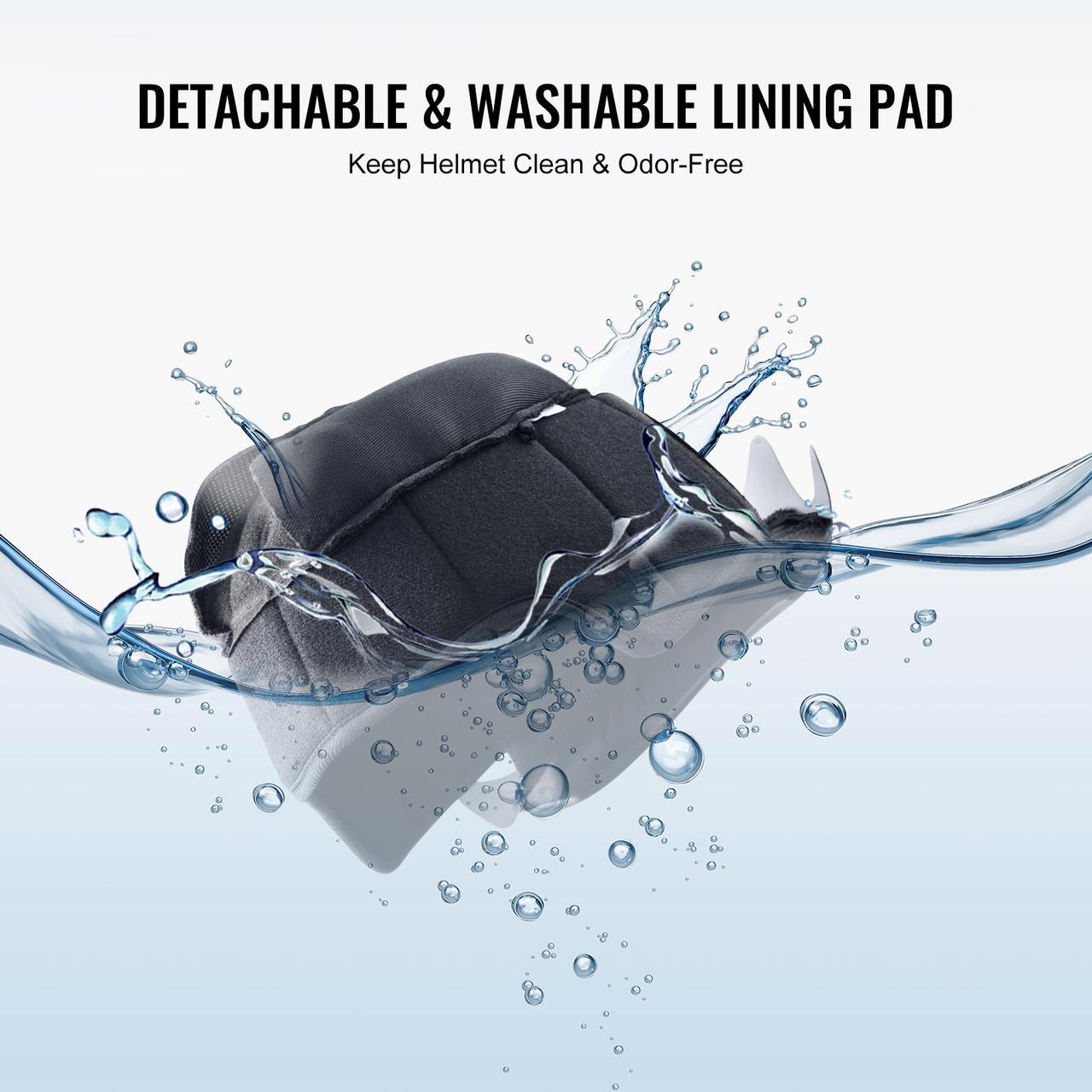 Шлем мотоциклетный Vevor ECE для безопасных поездок ударопрочный аэродинамический с вентиляцией и защитой - фото 6 Шлем мотоциклетный Vevor ECE для безопасных поездок ударопрочный аэродинамический с вентиляцией и защитой - фото 6