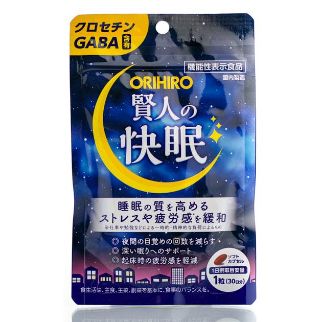 Комплекс для крепкого сна с GABA ORIHIRO Wise Man's Sleep 30 дн. 30 шт.