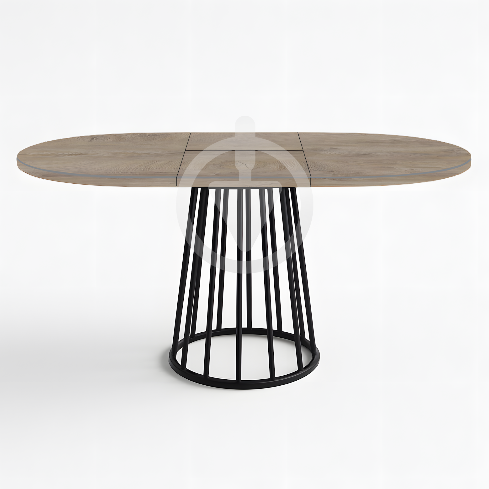 Стол кухонный раскладной RoMax Elegant Slide 80x80/110x80 см Loft Дуб Эндгрейн/Черный - фото 2 Стол кухонный раскладной RoMax Elegant Slide 80x80/110x80 см Loft Дуб Эндгрейн/Черный - фото 2