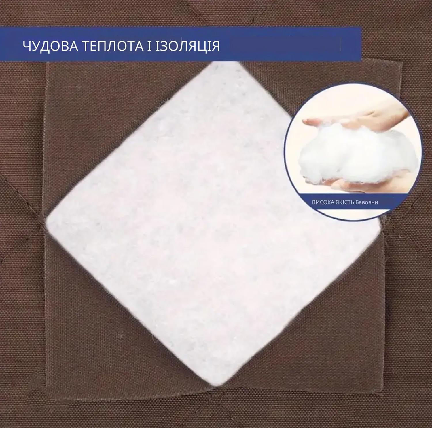 Штори теплоізоляційні для вхідних дверей на магнітах 90х210 см Сірий (29424083) - фото 6