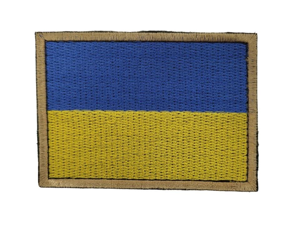 Шеврон Прапор з кантом 6х8,5 см Койот (3585653)