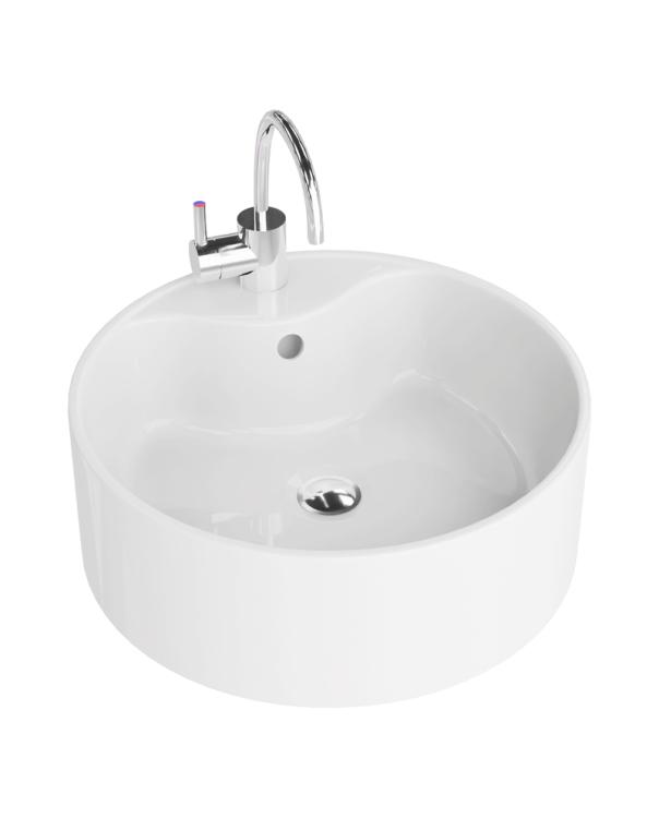 Умывальник Lavita Teneryfa накладной 41x41 см Белый (5908211470849)