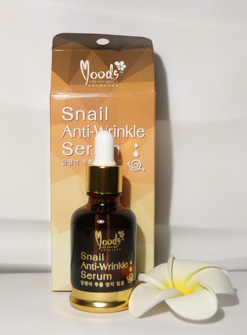 Сыворотка для лица Moods Snail Anti-Wrinkle с муцином улитки 30 гр