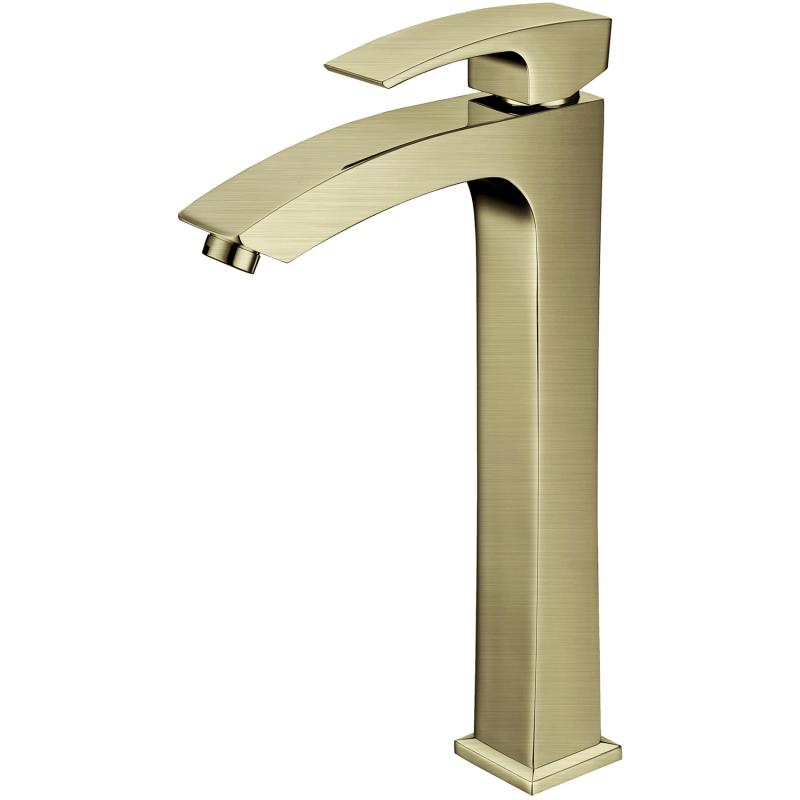 Смеситель для умывальника высокий Gappo G1007-42 Бронзовый (1046083)