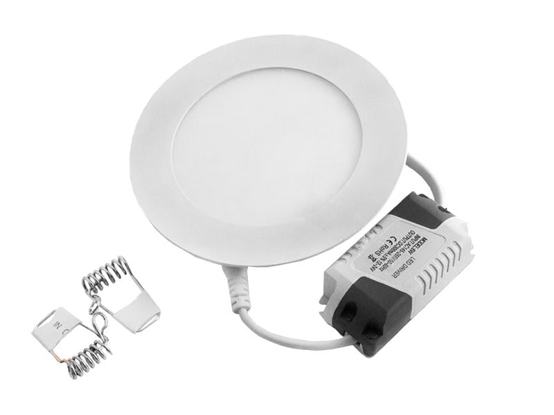 Светильник светодиодный врезной Downlight 6 Вт 2700К круглый (2104)