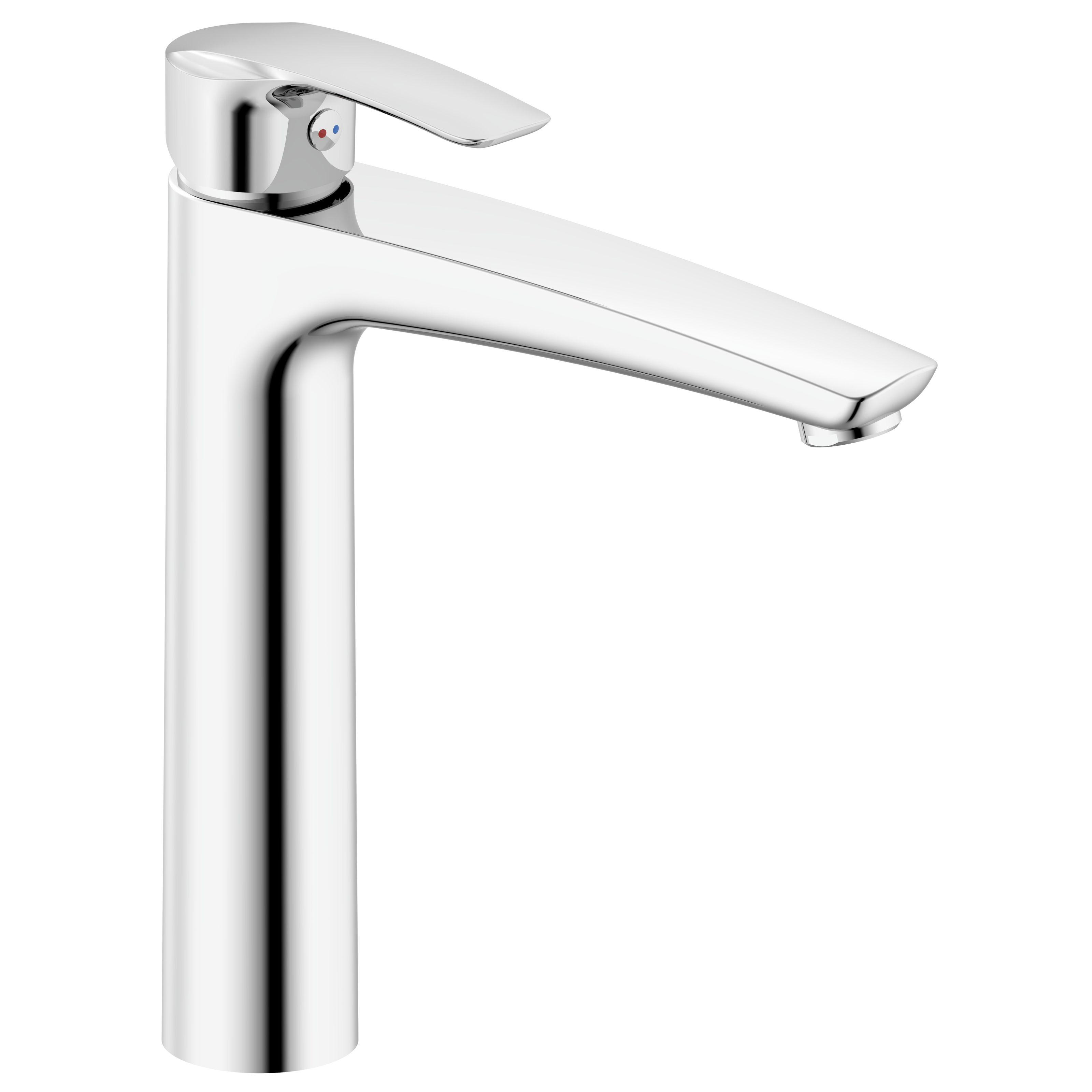 Смеситель для умывальника Imprese BLATNA 05185H высокий однорычажный Хром (161358)