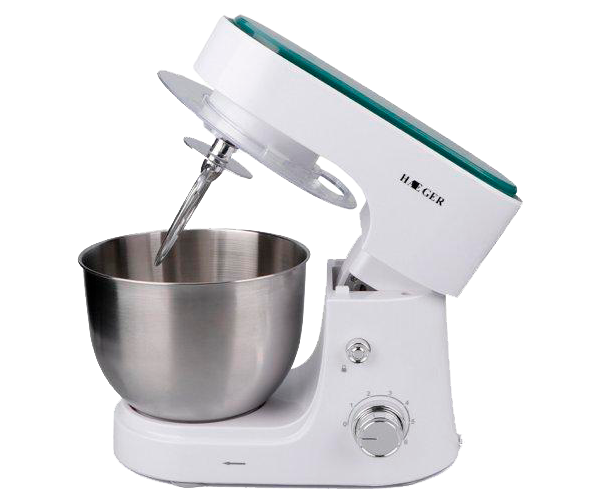 Миксер-тестомис Haeger HG-6611 с планетарным вращением 4 л 800 Вт Белый (HG-6611_2102)