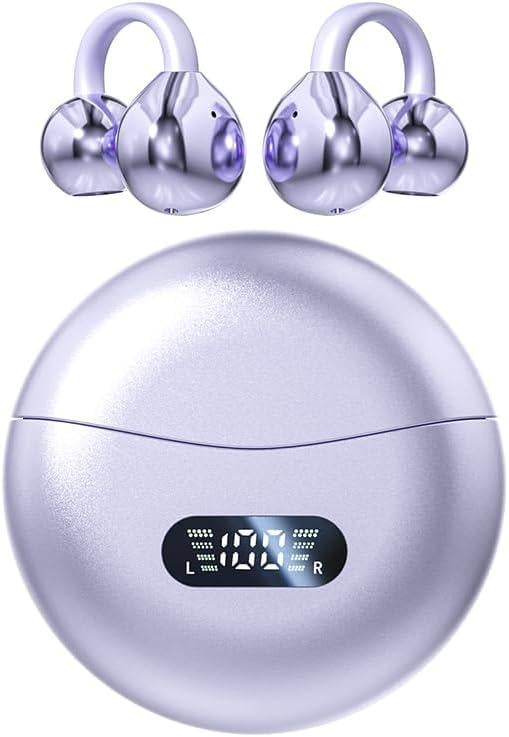 Наушники в кейсе M79 с AI Bluetooth Фиолетовый (20097)