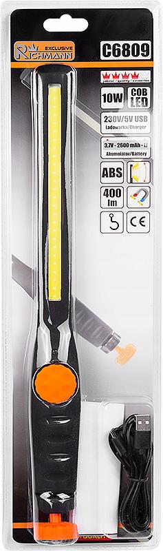 Лампа акумуляторна Richmann 10 W 400 Lm (C6809) - фото 3 Лампа акумуляторна Richmann 10 W 400 Lm (C6809) - фото 3