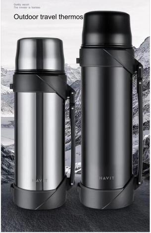 Термос HAVIT HV-TM002 2100ml Silver - фото 2