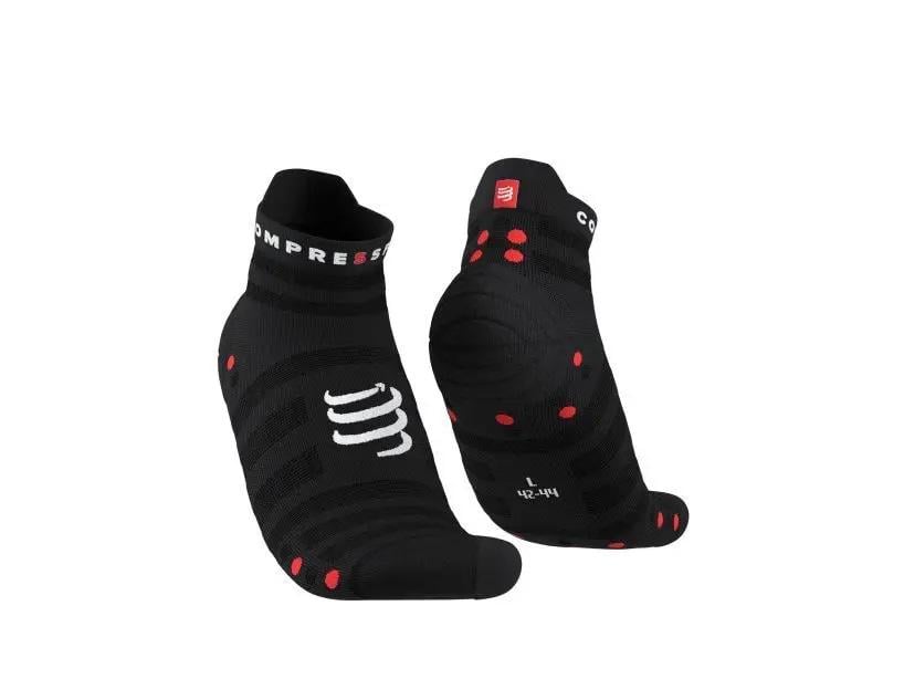 Шкарпетки для бігу Pro Racing Socks V4.0 Ultralight Run Low T3 р. 41-44 Black/Red (12333648) - фото 1