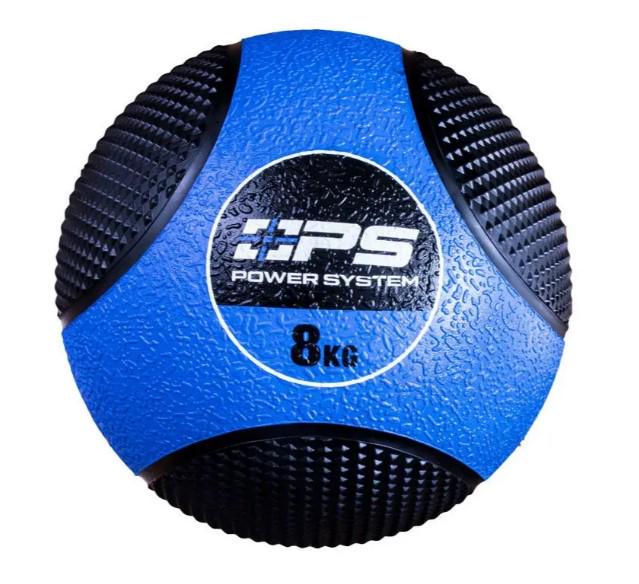 Медбол Power System PS-4138 Medicine Ball 8 кг Black/Blue (4138BU-0)