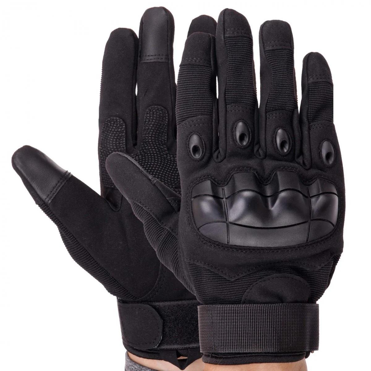 Рукавички сенсорні повнопалі XL Чорний (3575867XXL)