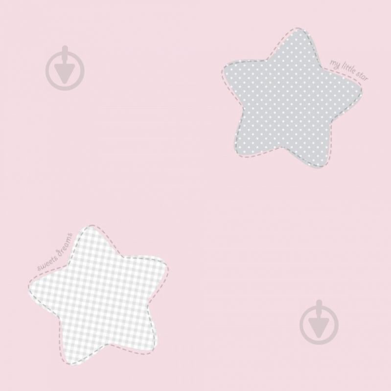 Бумажные детские обои ICH Dandino Lullaby 224-2 0.53 х 10.05 м Розовый