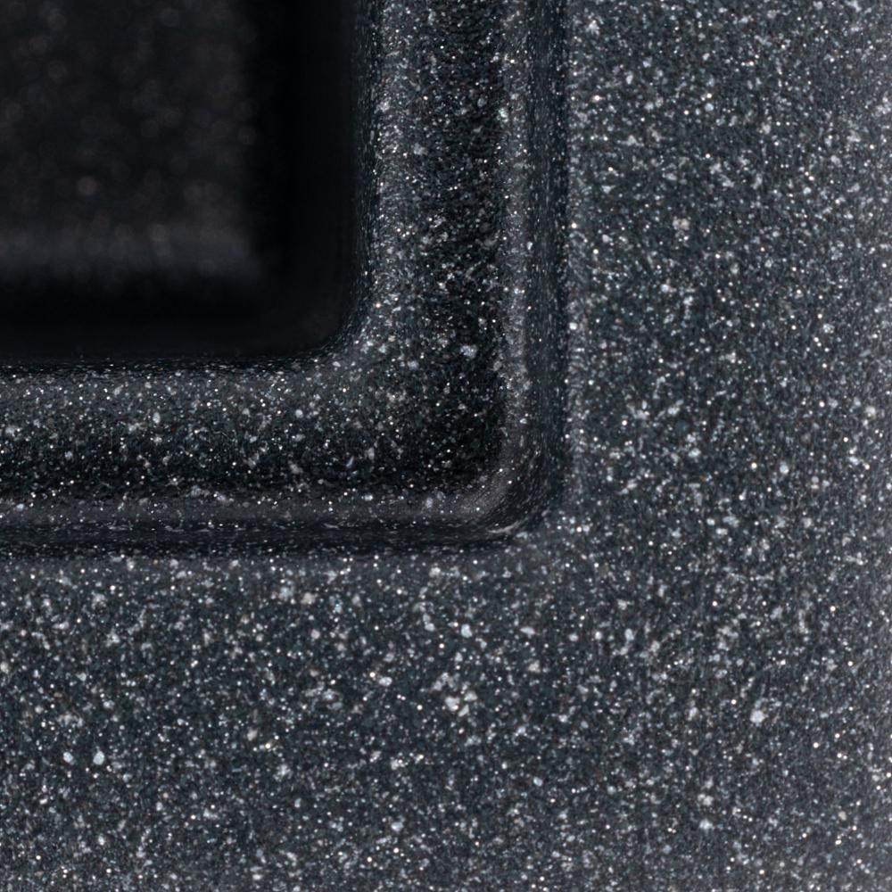 Мийка кухонна гранітна Valeso 6050 SHERLIT Антрацит - фото 6 Мийка кухонна гранітна Valeso 6050 SHERLIT Антрацит - фото 6