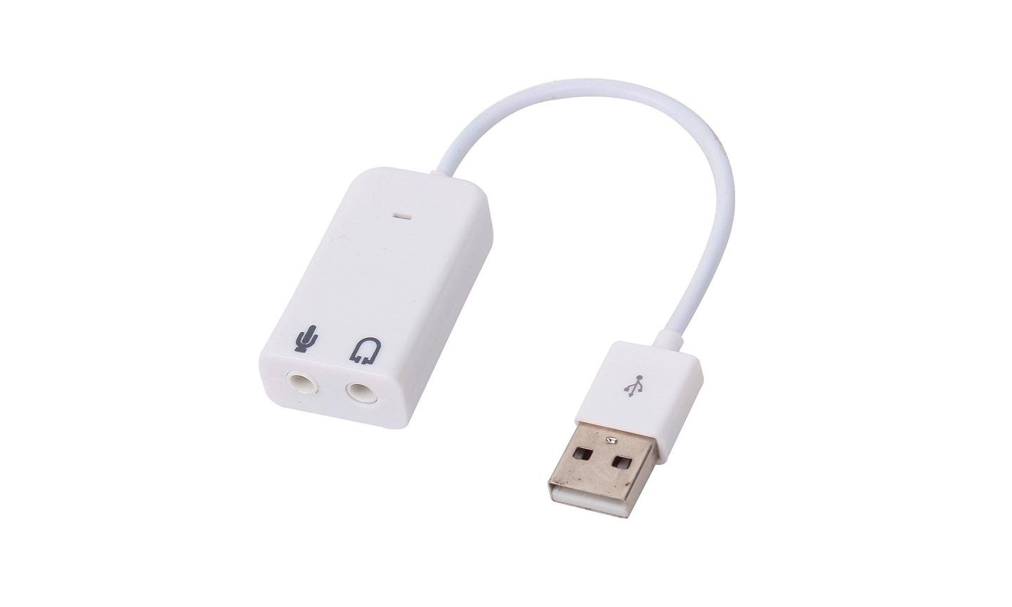 Звукова карта 7.1 USB QTS-005A White (16162) - фото 1