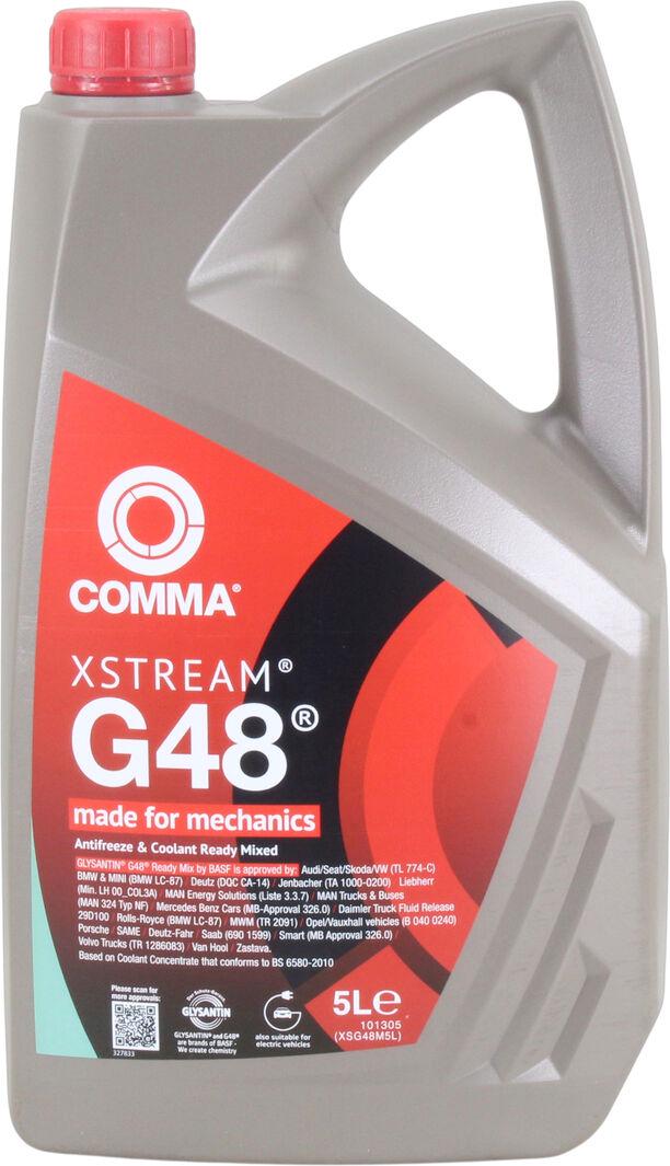 Тосол антифриз -36 Comma XSTREAM G-48 5 л Зелений (XSG48M5L)