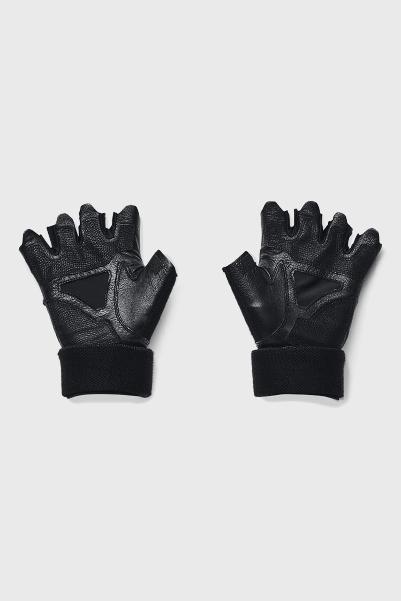 Перчатки мужские для тренировок UA M's Weightlifting Gloves S Черный (1369830-001 S) - фото 2