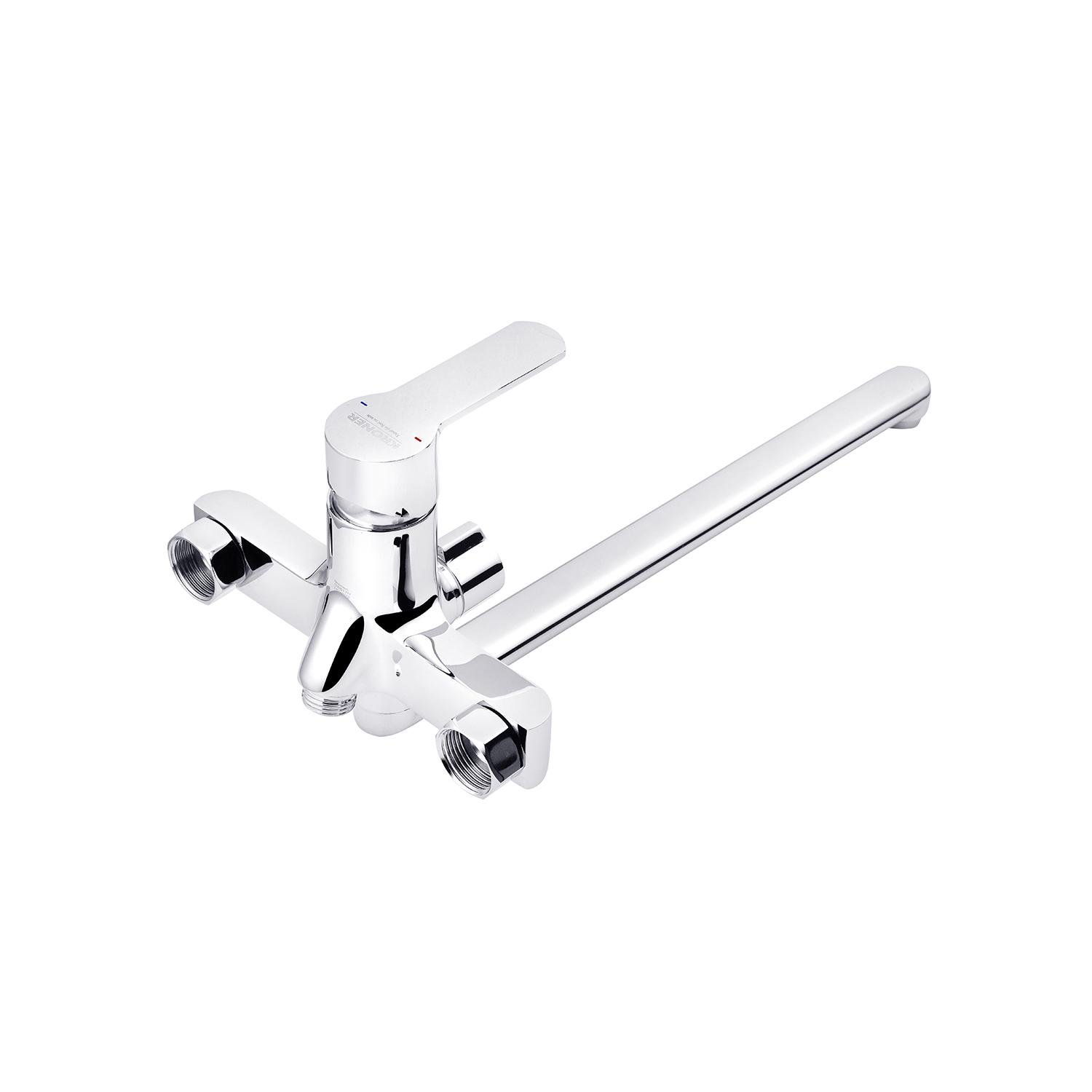 Смеситель-кран для ванной Kroner KRP Bremen C070 (KR12071Y) - фото 4 Смеситель-кран для ванной Kroner KRP Bremen C070 (KR12071Y) - фото 4