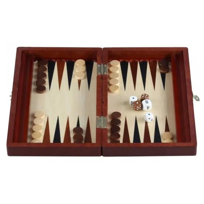 Нарды Madon BACKGAMMON MALE 28х33 см Черный/коричневый/бежевый уни (MD182)