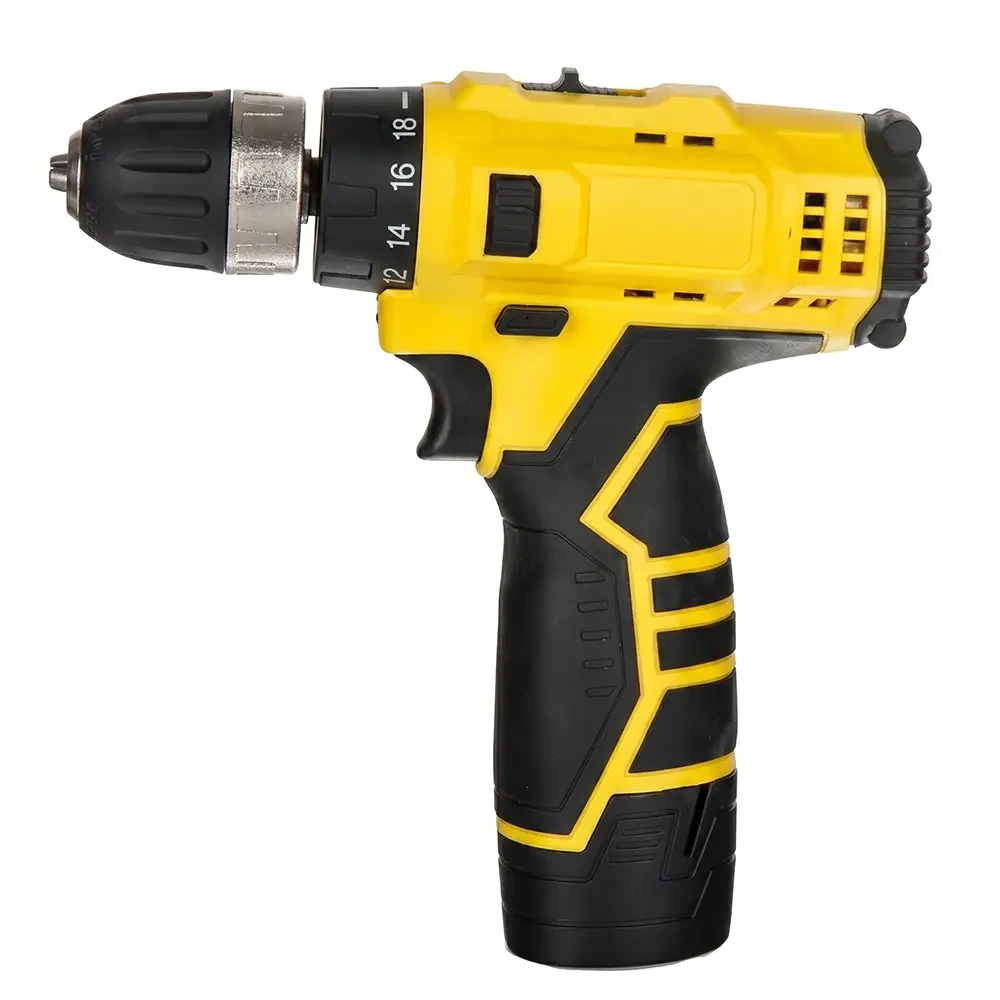 Дрель-шуруповерт аккумуляторный Boxer 18V 2 батареи Li-Ion 2 скорости 1350 об/мин LED подсветка (BX-138)
