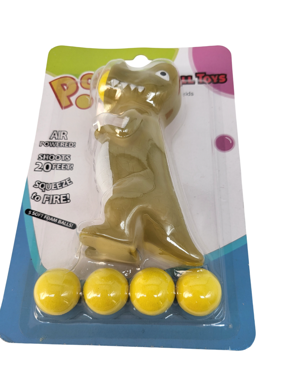 Игрушка Крокодил, стреляющий шариками 5 шаров 14х8х6 см