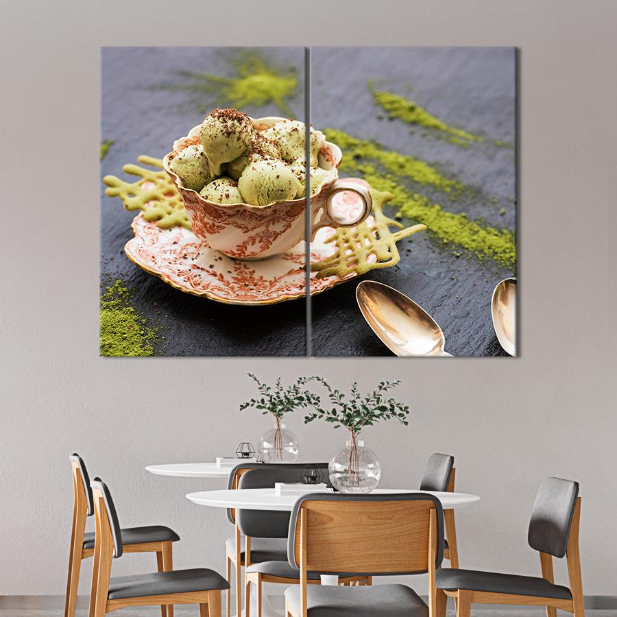 Настенний декор Десерт фисташковое мороженое 111x81 см (A346-2)