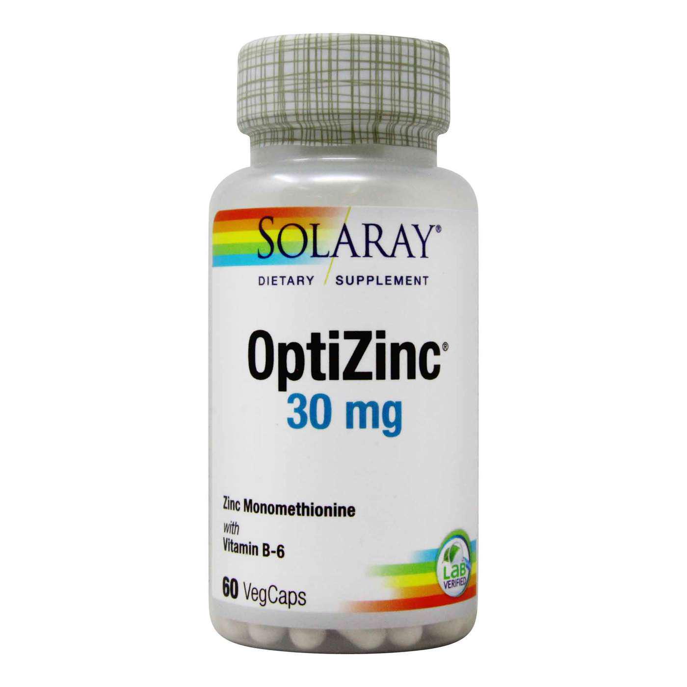 Цинк OptiZinc 30 mg 60 Vegcaps