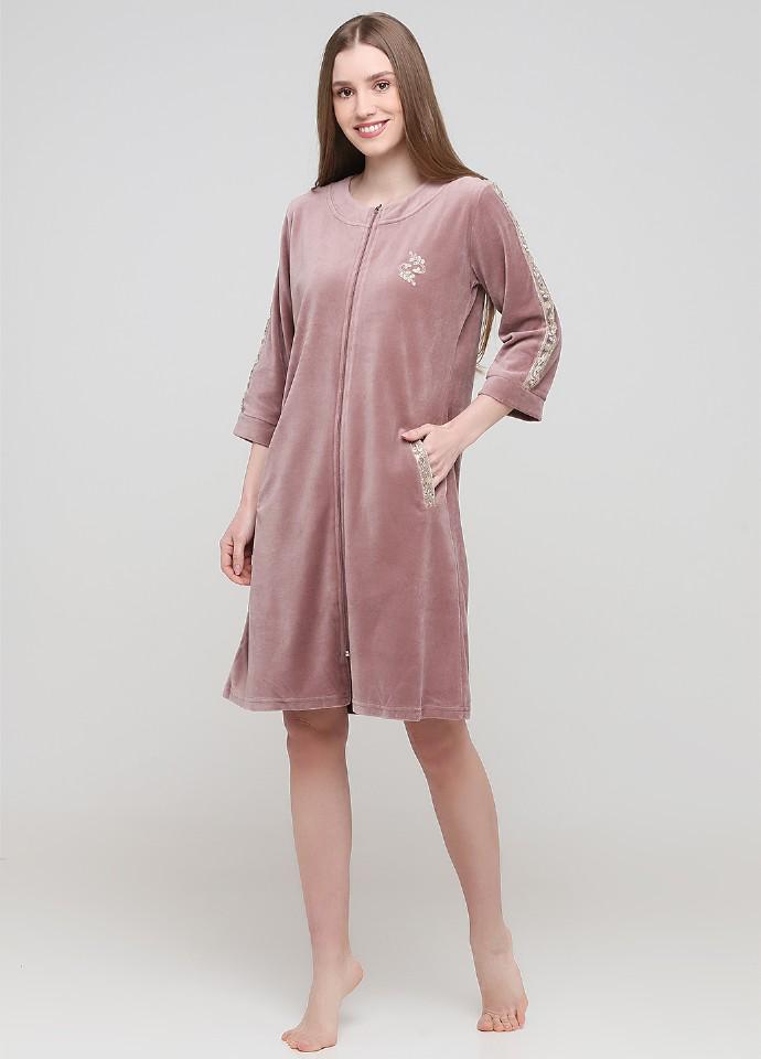 Халат Wild Love L Пудровый (20967) Халат Wild Love L Пудровый (20967)