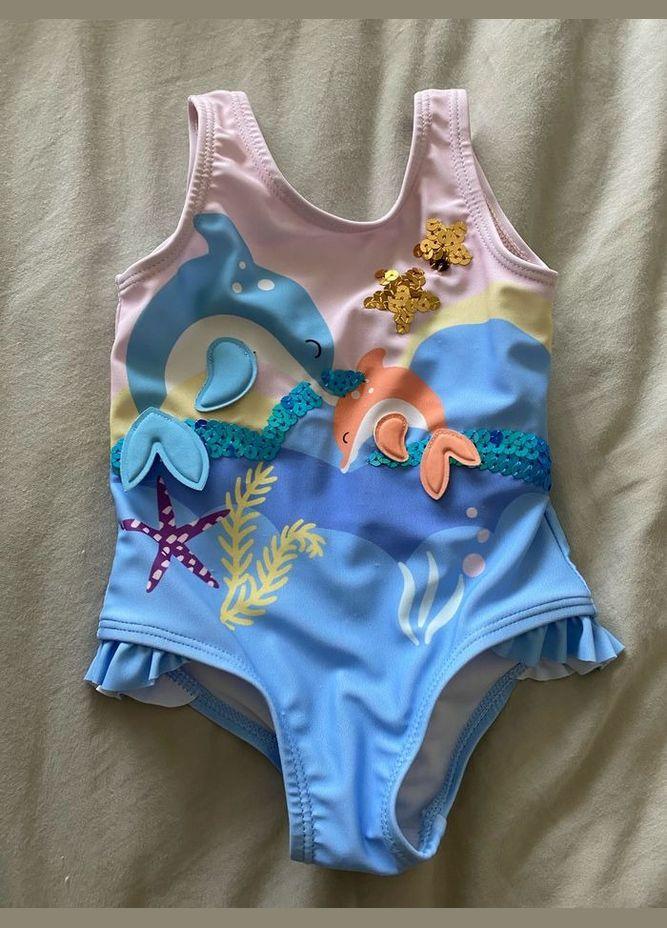 Купальник дитячий PRIMARK 211047414 62 см Блакитний (3331109413227)