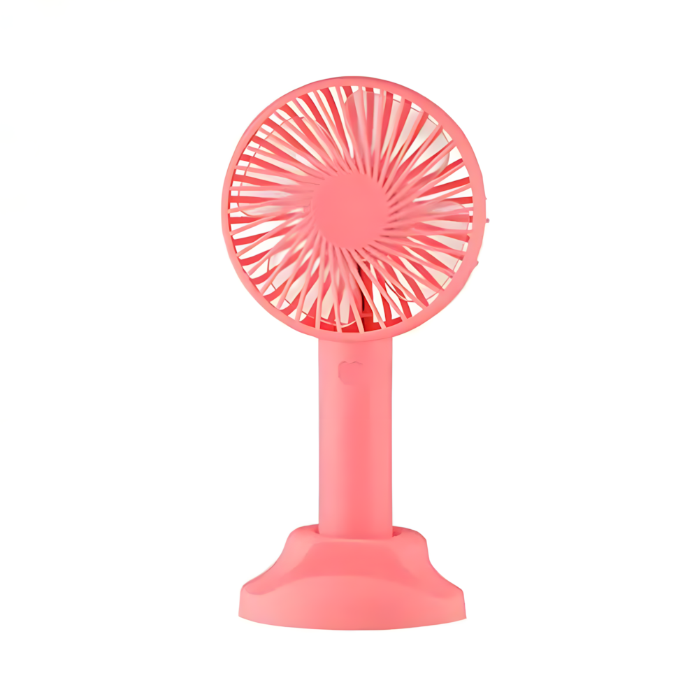 Вентилятор-мини ручной на аккумуляторе X-9 800 мАч USB 3 скорости съемная подставка Розовый (38-рож-6372) - фото 1 Вентилятор-мини ручной на аккумуляторе X-9 800 мАч USB 3 скорости съемная подставка Розовый (38-рож-6372) - фото 1