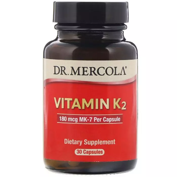 Вітамін K2 Dr. Mercola 180 мкг 30 капсул (MCL01194)