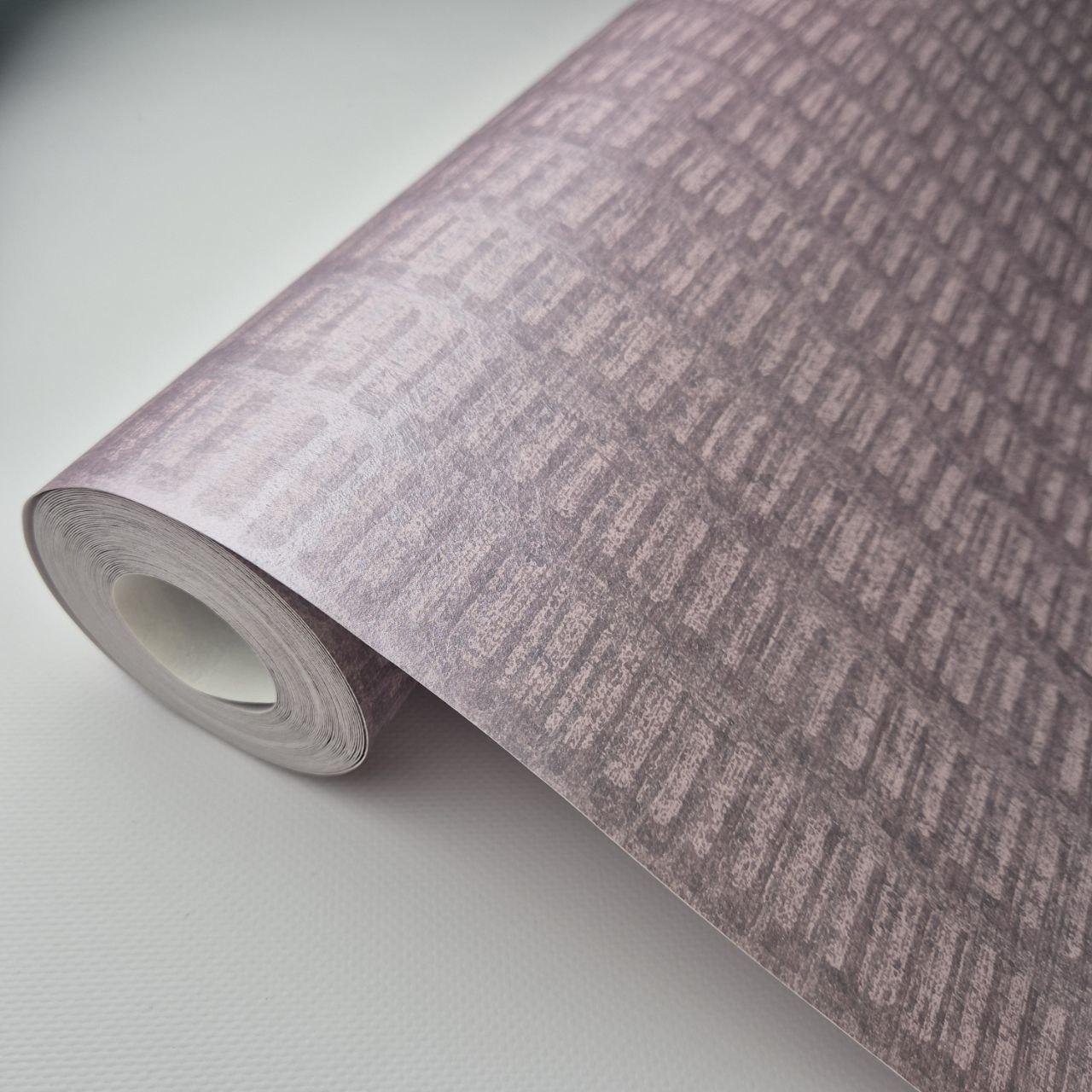 Обои виниловые Marburg однотонные для спальни/гостиной/кабинета 10,05x0,53 м Светло-баклажановый (54240)