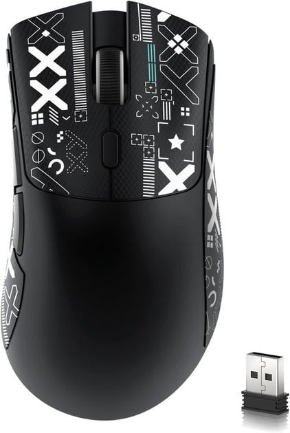 Мышь беспроводная игровая Attack Shark R1 с оптическим датчиком Черный - фото 1 Мышь беспроводная игровая Attack Shark R1 с оптическим датчиком Черный - фото 1